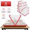 4Pack 31.50×12.99×13.39in Garden Row Accelerator Plants Covers Plant Net Cage Guard Greenhouse Covers Protect Seedling Fruit Vegetable Rows From Frost