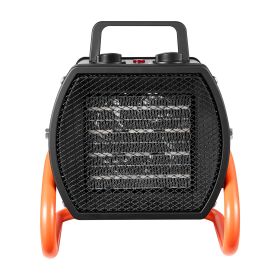 Greenhouse Heater, 1500W Electric PTC Space Heater with Fan, Low & High Heat Modes, 40Â° Adjustable Angle, Overheat Protection, Portable for Grow Tent