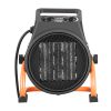 Greenhouse Heater, 1500W Electric PTC Space Heater with Fan, Low & High Heat Modes, 15Â° Adjustable Angle, Overheat Protection, Portable for Grow Tent