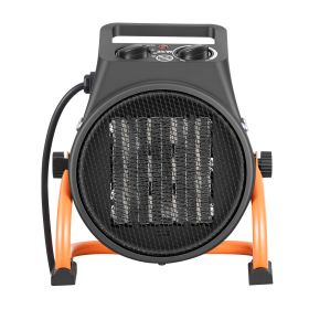 Greenhouse Heater, 1500W Electric PTC Space Heater with Fan, Low & High Heat Modes, 15Â° Adjustable Angle, Overheat Protection, Portable for Grow Tent