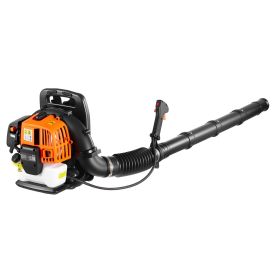 Backpack Leaf Blower, 43CC 2-Stroke Engine Gas Powered Leaf Blower with 1.38L Fuel Tank, 447 CFM Air Volume, 150 MPH Air Speed, Ideal for Lawn Care