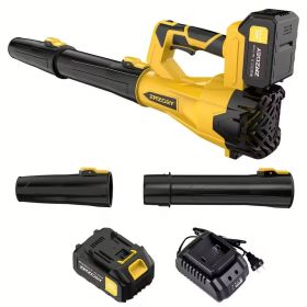 High-Power Cordless Leaf Blower with 4.0Ah Battery â€“ 580CFM & 160MPH, 6-Speed Adjustable