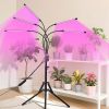 Full Spectrum Indoor Plant Grow Light with Adjustable Stand â€“ 80 LEDs Floor Plant Lamp, 5 Dimming Levels (20%-100%), 3/9/12H Auto On/Off Timer