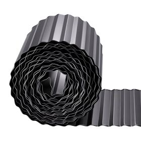 Galvanized Steel Landscape Edging, 40 ft x 12 in Metal Edging for Landscaping with Gloves, Easy-to-Install Bendable Metal Strips