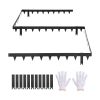 Galvanized Steel Landscape Edging, 10-Pack 40 x 4.5 Inch Metal Edging for Landscaping with 11 Mounting Clips