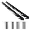 Landscape Edging Border, 10Pcs 6 ft x 1.6 in Plastic Garden Edging with 60 Spikes, Sun-Resistant Flowerbed Borders, DIY Layout