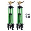 Impact Sprinkler on Tripod Base, 2 Packs, Heavy Duty Tripod Sprinklers with Brass Head & 3/4"NH Connector, 360 Degree Large Area Irrigation Sprinkler