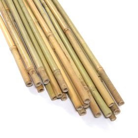 40PC 5FT A natural bamboo plant climbing stakes helps plants grow and beautifies your space.