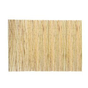 Natural Rolled Bamboo Fence, Eco-Friendly Bamboo Privacy Fence 6 ft H x 8 ft L x 0.75 in D. , Decorative Bamboo Privacy Screen for Garden, Backyard