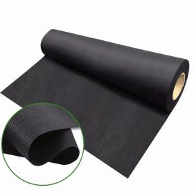 3ft*100ft Non-woven groundsheet, high-density weed control, breathable and environmentally friendly, a must-have for soil protection and gardening.