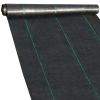20 year 6x300 ft Heavy Duty PP Woven Weed Barrier Landscape Ground Cover 3.2Oz