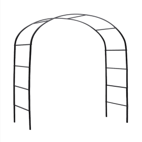 7'8" H x 4'5" W Metal Garden Arch Trellis,Adjustable Arbor Trellis for Garden Climbing Plants Support
