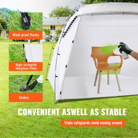 Portable Paint Booth, Larger Spray Paint Tent with Built-in Floor & Mesh Screen, Painting Tent Station for Furniture DIY Hobby Tool