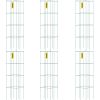 Tomato Cages, 14.6" x 14.6" x 39.4", 6 Packs Square Plant Support Cages, Green PVC-Coated Steel Tomato Towers for Climbing Vegetables, Plants