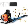Backpack Leaf Blower, 52CC 2-Cycle Leaf Blower with 1.37L Fuel Tank, 480CFM Air Volume 175MPH Speed, Ideal for Lawn Care, Leaf Cleaning