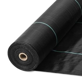 Weed Barrier Landscape Fabric, 6*100FT Heavy Duty Garden Weed Fabric, Woven PP Weed Control Fabric, Driveway Fabric, Geotextile Fabric for Landscaping