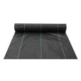 Weed Barrier Landscape Fabric, 3*300FT Heavy Duty Garden Weed Fabric, Woven PP Weed Control Fabric, Driveway Fabric, Geotextile Fabric for Landscaping
