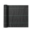5FTx250FT Premium Heavy Duty Weed Barrier Landscape Fabric, 5OZ Woven Geotextile Fabric Under Gravel, High Permeability for Weed Blocker Weed Mat