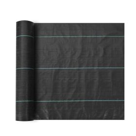 5FTx250FT Premium Heavy Duty Weed Barrier Landscape Fabric, 5OZ Woven Geotextile Fabric Under Gravel, High Permeability for Weed Blocker Weed Mat