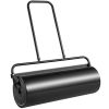 Lawn Roller, 17 Gallon Sand/Water Filled Yard Roller, Steel Sod Roller with Easy-turn Plug and U-Shaped Ergonomic Handle for Convenient Push and Pull