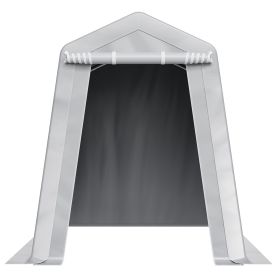 Outdoor Storage Shed, 6 x 8 ft Portable Storage Tent with Roll-up Door & Vents, Waterproof Canopy Shed Shelter, Heavy Duty Frame