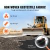 Non Woven Geotextile Fabric Under Gravel, 6x50FT 8OZ Driveway Fabric Landscape Fabric, Heavy Duty Weed Barrier Fabric