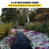 Garden Weed Barrier Fabric, 5.8 OZ Heavy Duty Landscape Fabric, 4ft x 100ft Weed Block Control for Garden Ground Cover