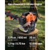 Gas Pole Saw, 25CC 2 Stroke Gas Powered Pole Saws with 8 in Cutting Bar, Cordless Tree Trimmer with 23 fl.oz Fuel Tank, 6.5 to 9 ft Extendable