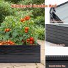 2-Pack 6x3x2 FT Galvanized Metal Raised Garden Beds, Reinforced Rustproof Colored Steel Planter Boxes for Vegetables, Flowers