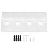 15 x 6.5 x 7 ft Walk-in Tunnel Greenhouse, Portable Plant Hot House with Galvanized Steel Hoops, 1 Top Beam, Diagonal Poles