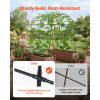 Cucumber Trellis, U-Shape Garden Trellises for Raised Bed, Metal Arch Plant Support for Vine, Climbing Plants Outdoor, Peas, Beans, Zucchini, Tomato