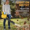 High-Power Cordless Leaf Blower with 4.0Ah Battery â€“ 580CFM & 160MPH, 6-Speed Adjustable