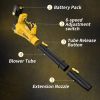 High-Power Cordless Leaf Blower with 4.0Ah Battery â€“ 580CFM & 160MPH, 6-Speed Adjustable