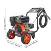 Gas Pressure Washer, 4400 PSI 4.0 GPM, Gas Powered Pressure Washer with Copper Pump, Spray Gun and Extension Wand, 5 Quick Connect Nozzles