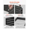 Metal Raised Garden Bed, 8 x 4 x 1 ft Outdoor Galvalume Planter Garden Box, Open Bottom Design, Large Planter Raised Bed for Growing Vegetables