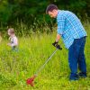 Cordless Grass Trimmer, 37-50.4in Adjustable Pole, 2x1500mAh Rechargeable Batteries, 8000 RPM Powerful Motor, 60Â° Trimming Angle