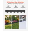 Galvanized Steel Landscape Edging, 12-Pack 40 x 6 Inch Metal Edging for Landscaping with 14 Mounting Clips