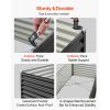 Metal Raised Garden Bed, 6 x 3 x 2 ft Outdoor Galvanized Planter Garden Box, Open Bottom Design, Large Planter Raised Bed for Growing Vegetables