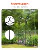 Garden Trellis for Climbing Plants, 60 x 15 in, 2 Packs Rustproof Metal Garden Flower Trellis, Outdoor Climbing Rose Trellis Cucumbers Support