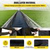 Garden Weed Barrier Fabric, 5.8 OZ Heavy Duty Landscape Fabric, 4ft x 100ft Weed Block Control for Garden Ground Cover