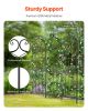 Garden Trellis for Climbing Plants, 71 x 20 in, 4 Packs Rustproof Metal Garden Flower Trellis, Outdoor Climbing Rose Trellis Cucumbers Support