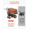 Electric Utility Cart, 36V 432Wh Battery Powered Electric Wagon, 500W Power Wheelbarrow with Brake