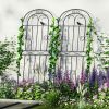 6ft Metal Climbing Trellis with Rust-Proof Coating, Perfect Support for Climbing Plants & Vines