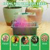 5-Pack Seed Starter Kit with LED Grow Lights â€“ Indoor Propagation Trays with Adjustable Humidity Dome & Clear Cell Seedling Trays