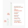 Manual Pole Saw, 3.87-27 ft Extendable Pole Tree Pruner with Scissors, Sharp 65Mn Steel Blade, Lightweight Fiberglass Handle Pole