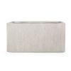 OUTDOOR LARGE SQUARE MGO PLANTER