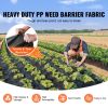Weed Barrier Landscape Fabric, 4*100FT Heavy Duty Garden Weed Fabric, Woven PP Weed Control Fabric, Driveway Fabric, Geotextile Fabric for Landscaping