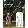 Gas Pole Saw, 52CC 2 Stroke Gas Powered Pole Saws with 14 in Cutting Bar, Cordless Tree Trimmer with 30 fl.oz Fuel Tank, 7.2 to 10 ft Extendable