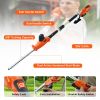 20V Cordless Hedge Trimmer, 18 inch Double-edged Steel Blade, Pole Hedge Trimmer Kit 20V Battery, Fast Charger Included