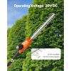 Electric Hedge Trimmer, 1200 RPM, 6.2 - 7.8 Ft Extendable, Pole Hedge Trimmer for High Branch, 20V Battery, Cordless Hedge Trimmer with 20 in Blade